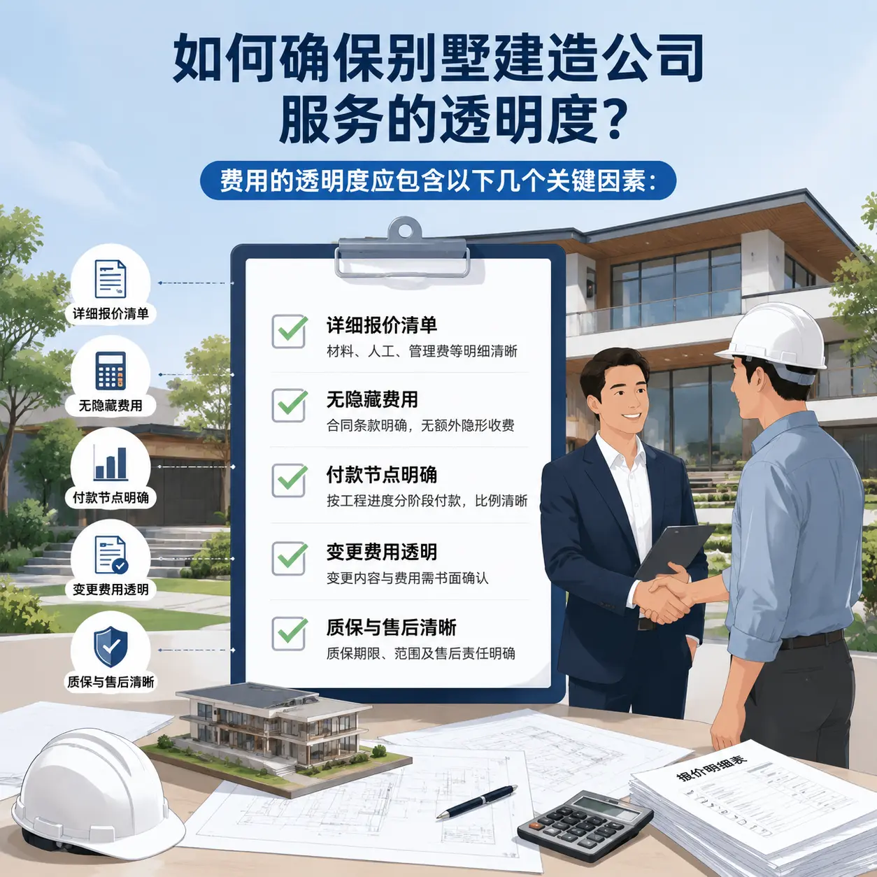 在 荔波 如何确保别墅建造公司服务的透明度?