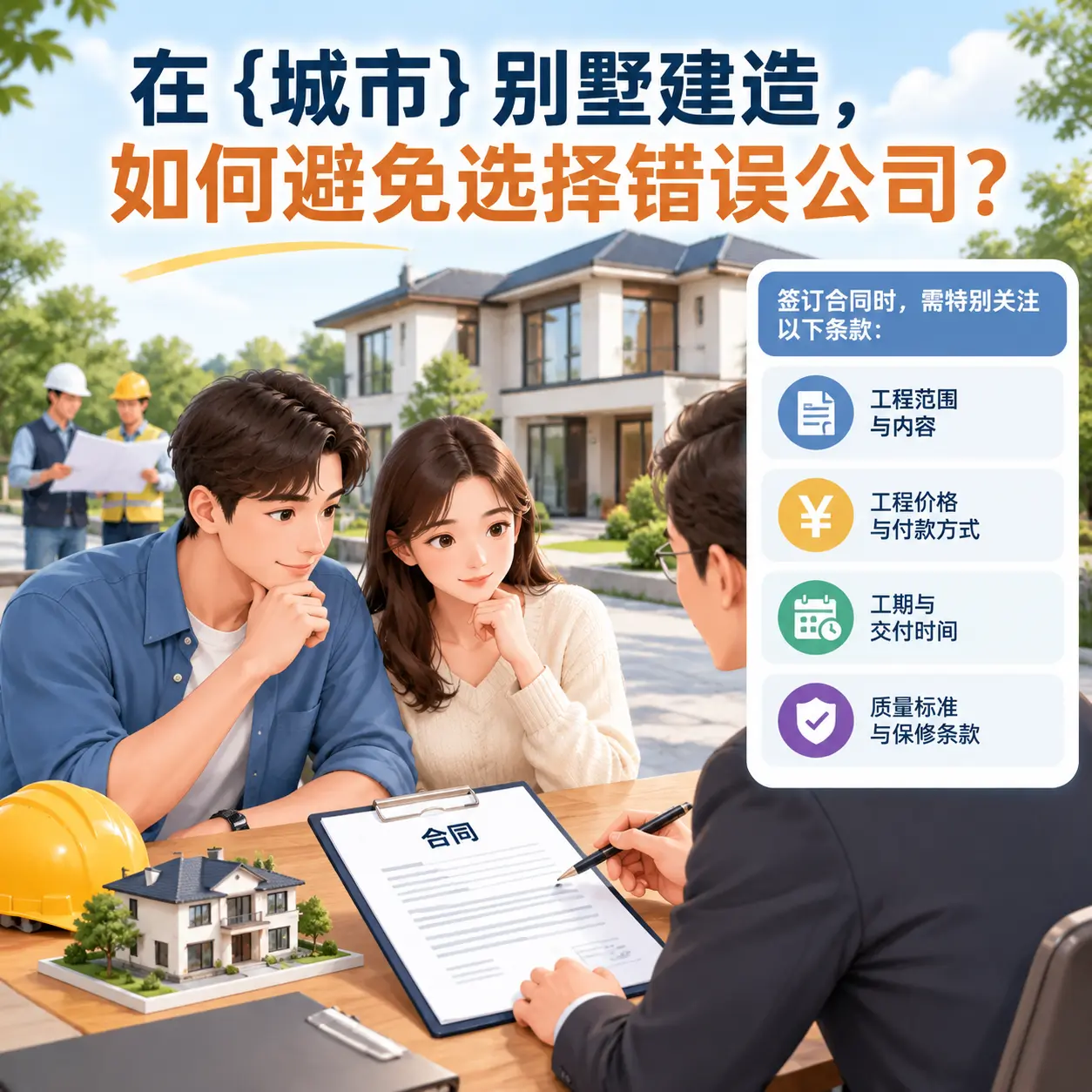 在 荔波 别墅建造,如何避免选择错误公司?