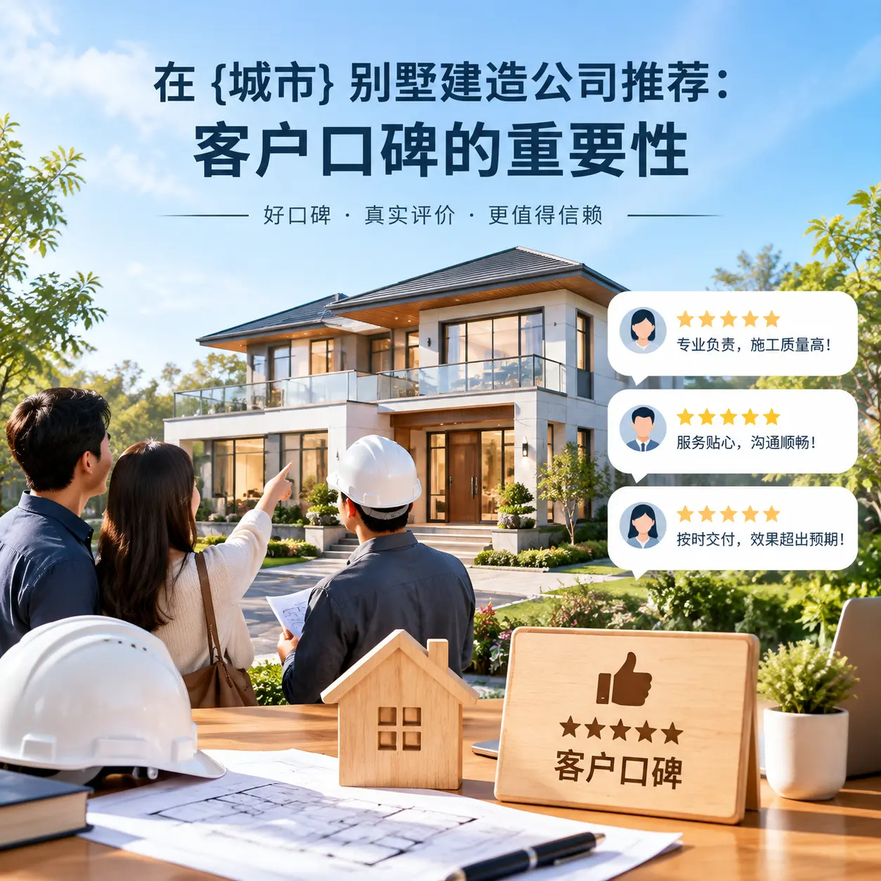 在 荔波 别墅建造公司推荐:客户口碑的重要性