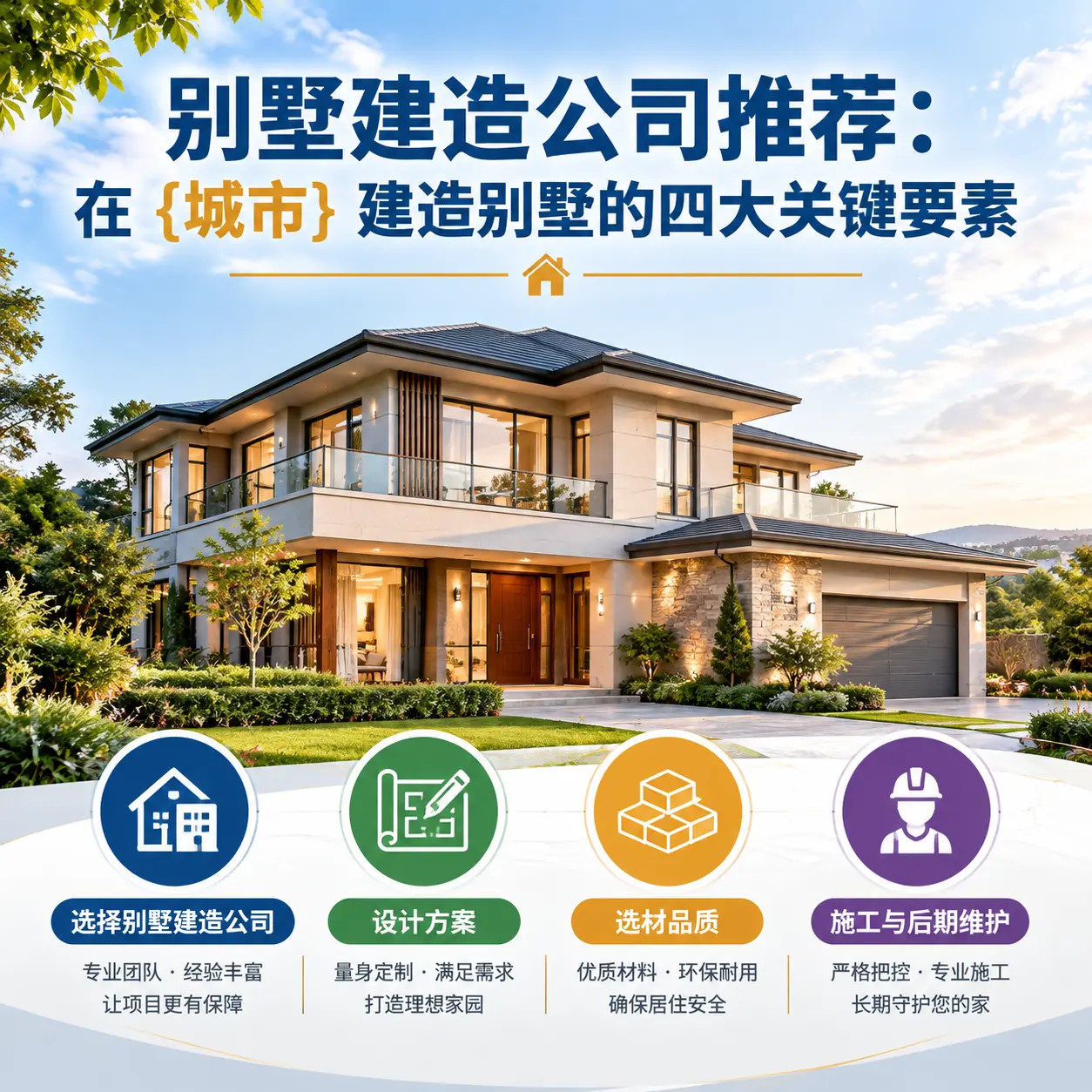 别墅建造公司推荐:在 荔波 建造别墅的四大关键要素