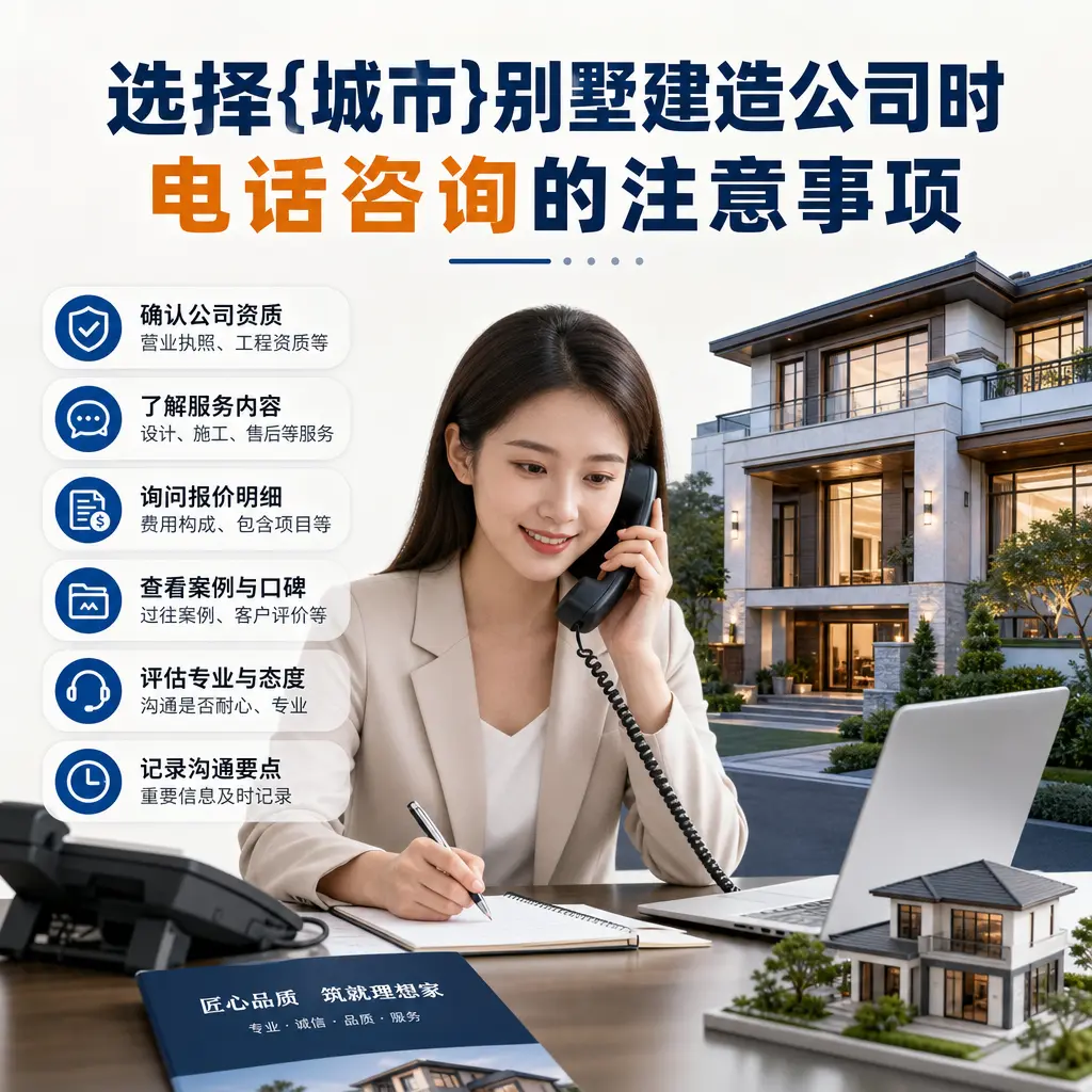 选择荔波别墅建造公司时，电话咨询的注意事项