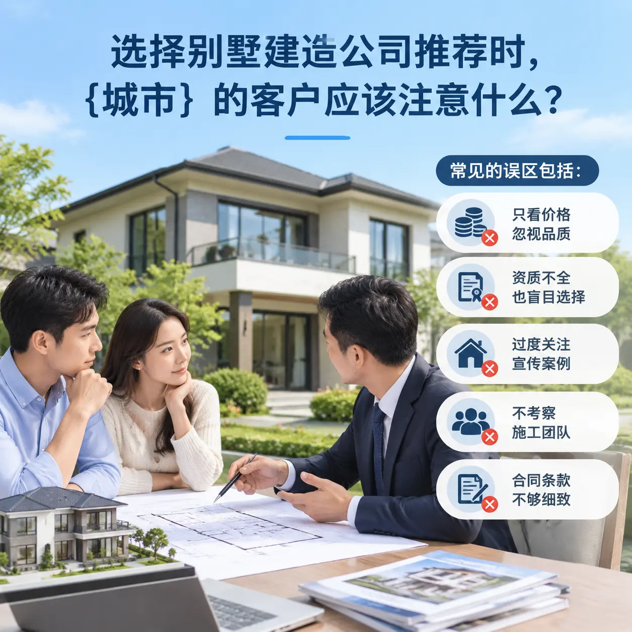 选择别墅建造公司推荐时，荔波 的客户应该注意什么？