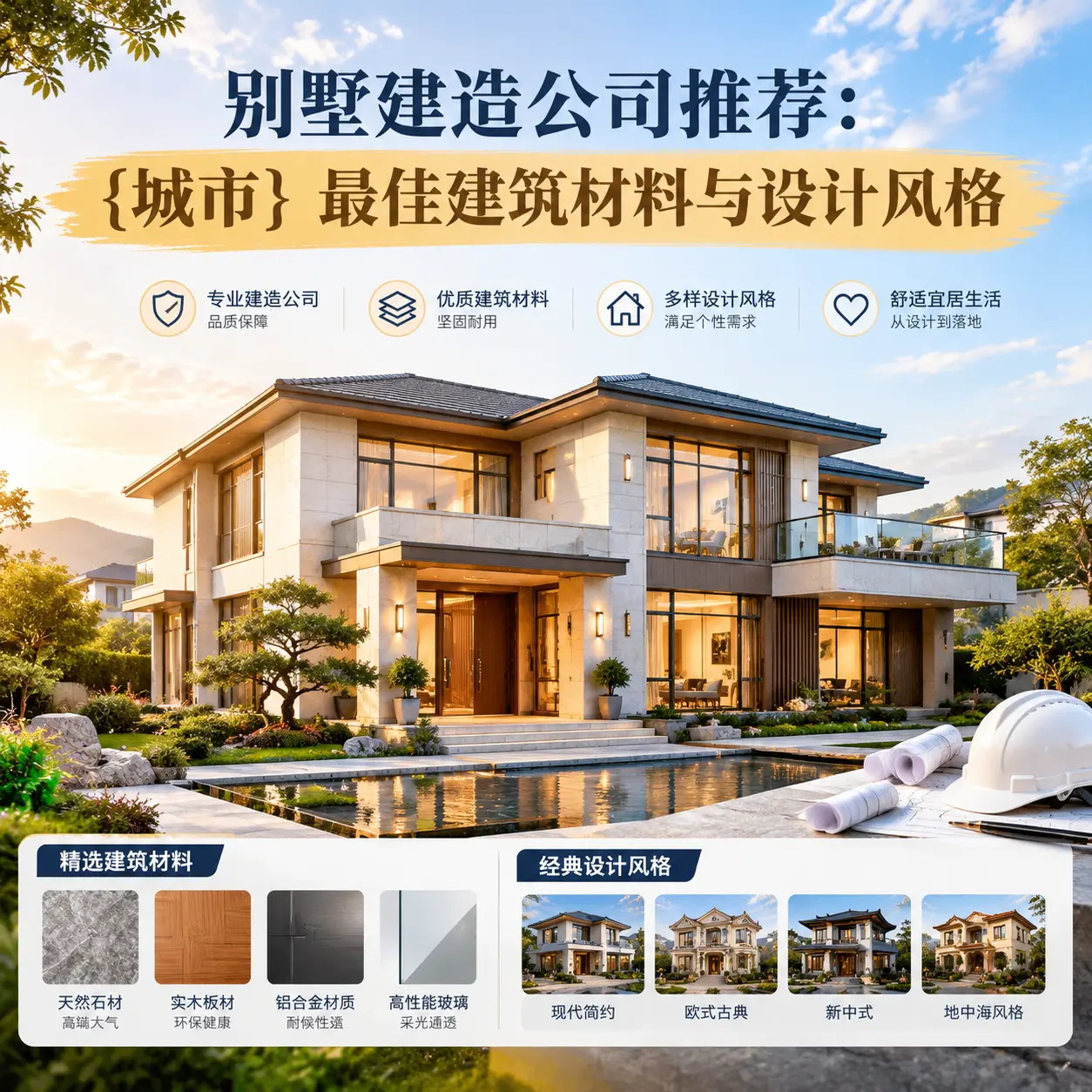别墅建造公司推荐： 荔波 最佳建筑材料与设计风格