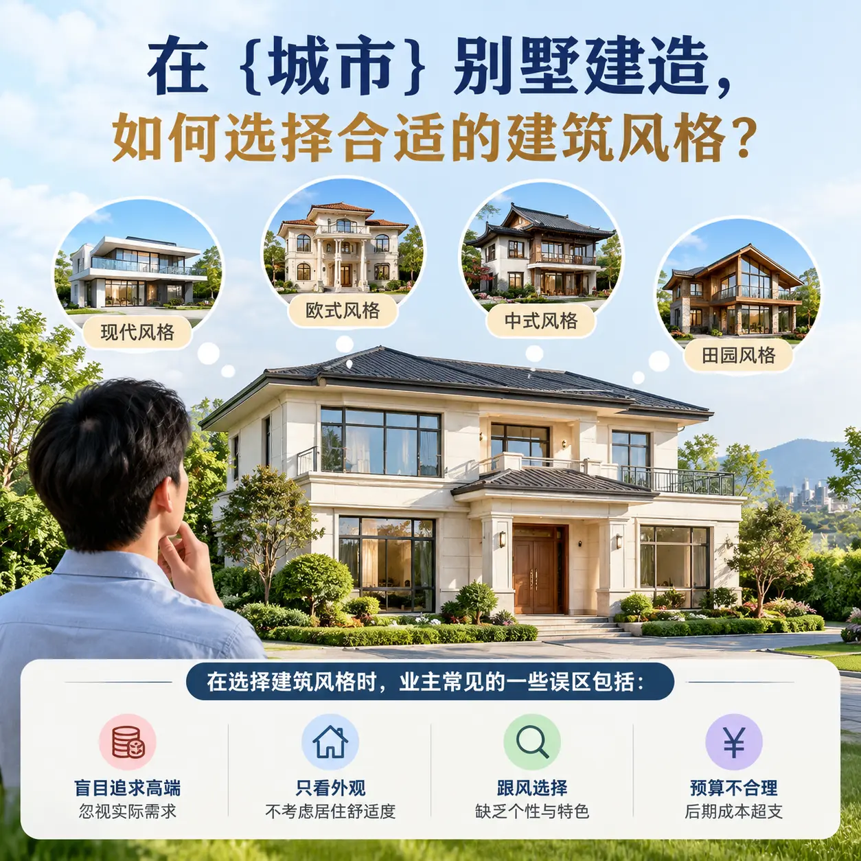 在 荔波 别墅建造,如何选择合适的建筑风格?
