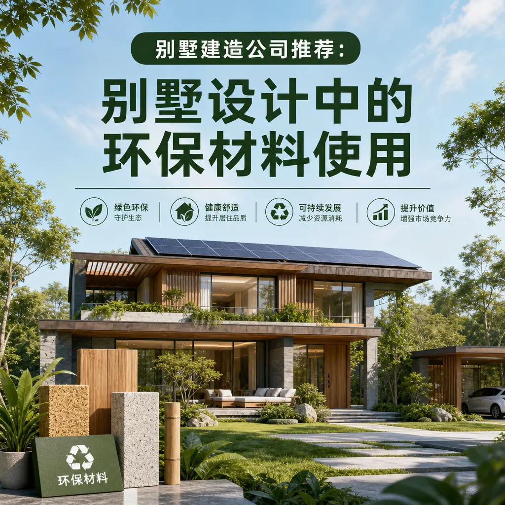 别墅建造公司推荐: 荔波 别墅设计中的环保材料使用