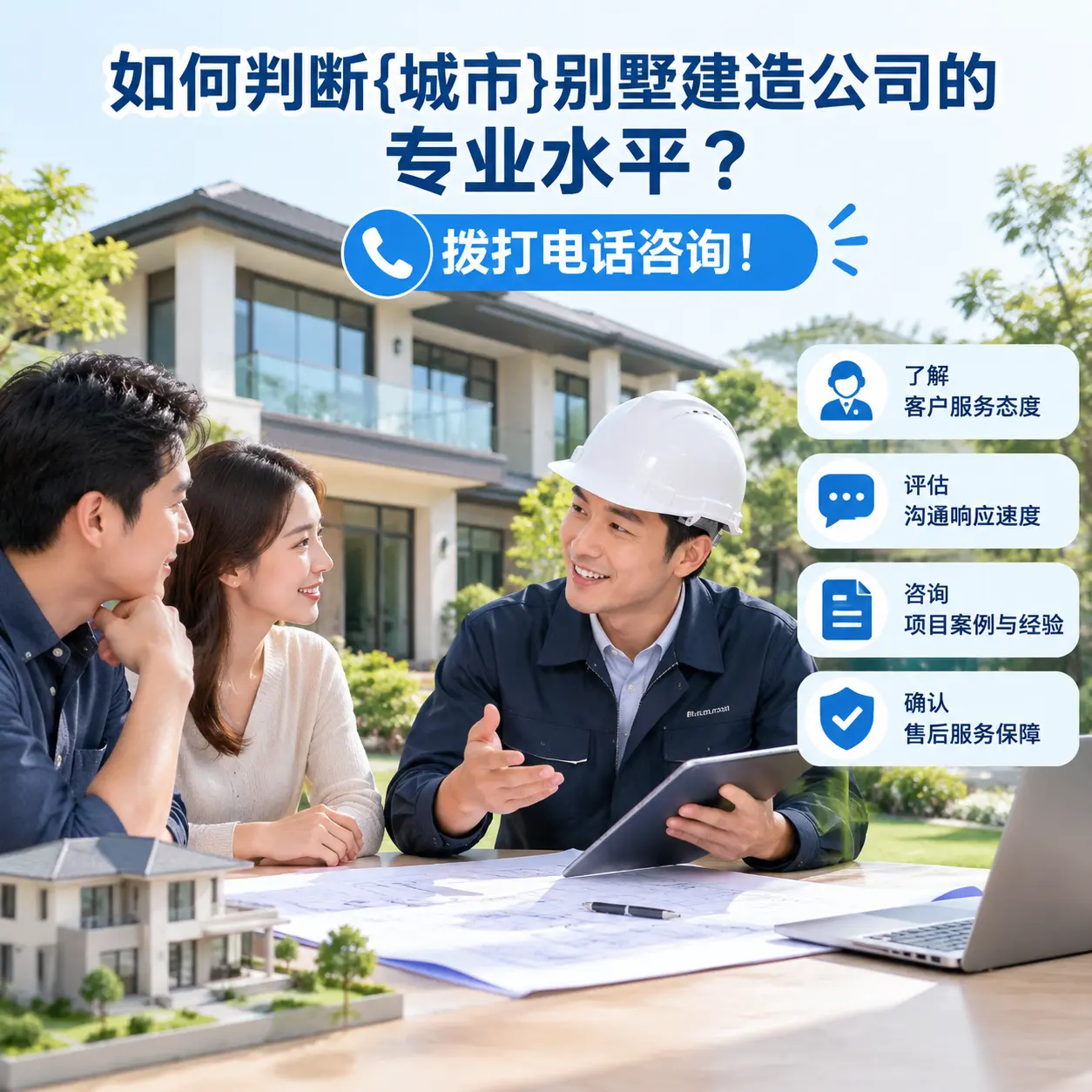 如何判断荔波别墅建造公司的专业水平？拨打电话咨询！
